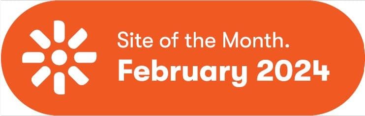 Kentico Site of the Month February 2024