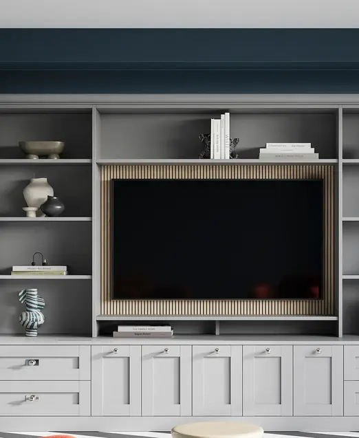 a tv in a room