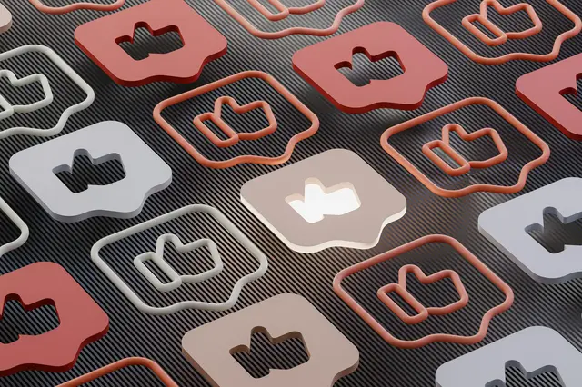 a group of icons with a light in the middle