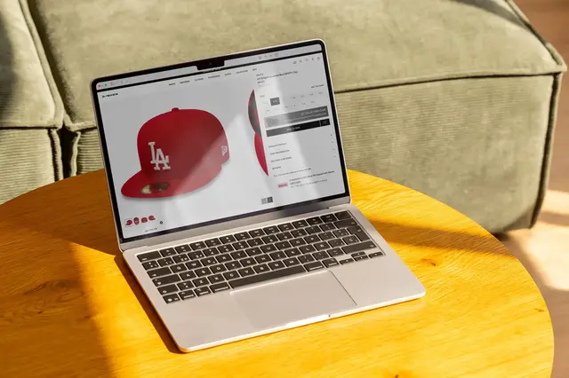 a laptop on a table